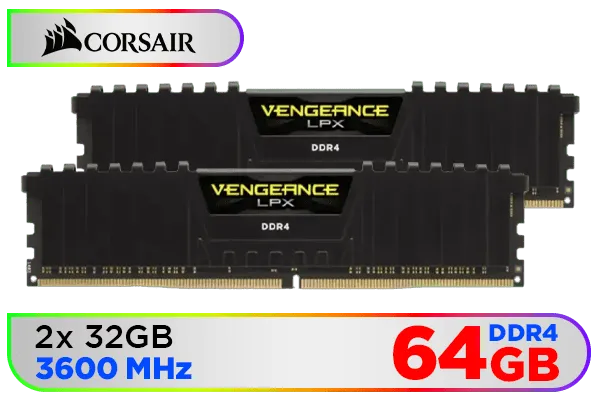 Vengeance lpx ddr4 x2 32gb 3600mhz(64gb) CORSAIR Vengeance LPX