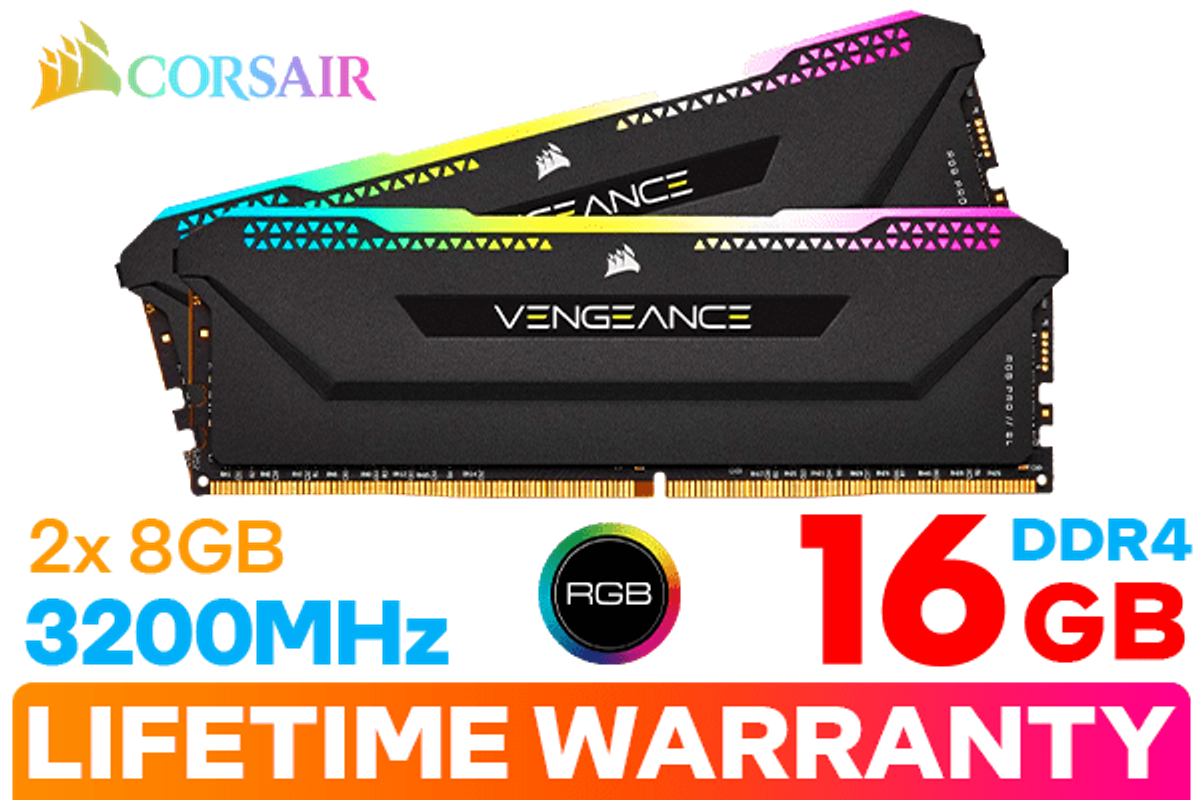 Buy Corsair Vengeance RGB PRO 16GB 3200MHz DDR4 Black - Enhance