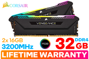 Corsair Vengeance RGB PRO 32GB (2x16GB) DDR4-3200 RGB Memory | Evetech
