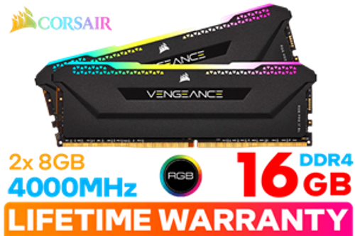Corsair Vengeance RGB RS 32GB (2x16GB) DDR4-3600 Memory Kit