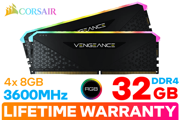 Corsair Vengeance RGB RS 32GB DDR4 3600MHz - High-Performance RAM