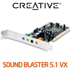 Creative Sound Blaster 5.1 VX Sound Card | Evetech
