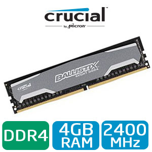 Crucial Ballistix 4GB DDR4 2400MHz Sport Desktop Memory | Evetech