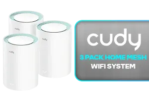 CUDY Home Wi-Fi Mesh System 3 Pack