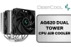 Deepcool AG620 Dual Tower CPU Cooler - High Performance & Efficient Cooling - image 1
