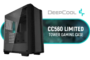 DeepCool CC560 Limited Gaming Case - Black