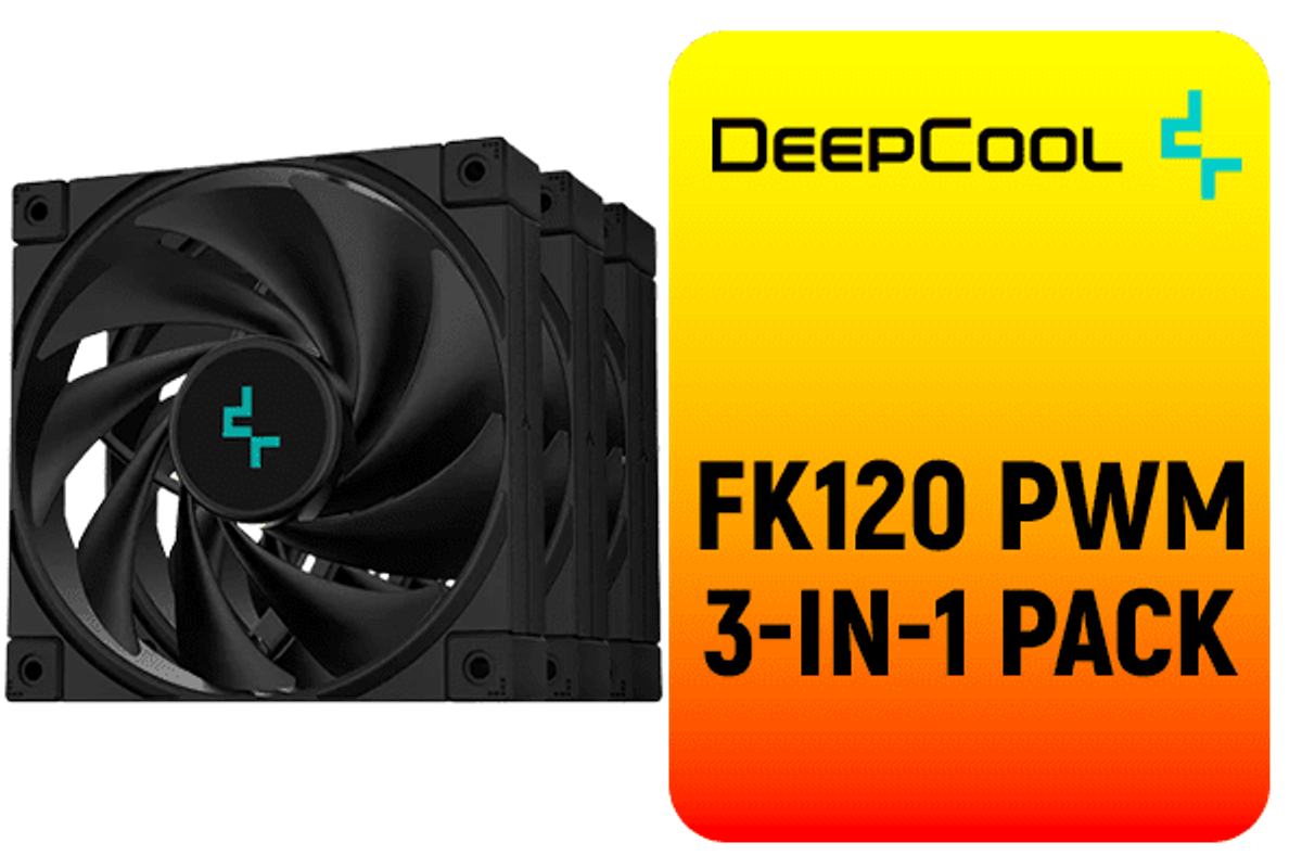 Deepcool FK120 PWM 3-in-1 Pack - Black - Best Deal - South Africa