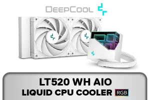 Deepcool LT520 AIO CPU Liquid Cooler White