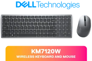 Dell KM7120W Wireless Keyboard and Mouse Combo