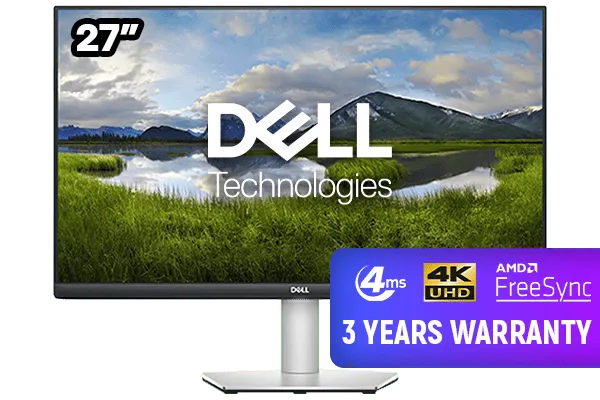 Dell S2722QC 27 Inch 4K UHD Monitor - Stunning Clarity & Performance