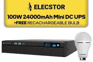 Elecstor 100W 24000mAh Mini DC UPS