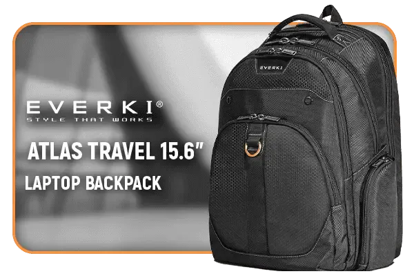 EVERKI EKP121S15 ATLAS 11 15.6 Backpack Ultimate Comfort Protection