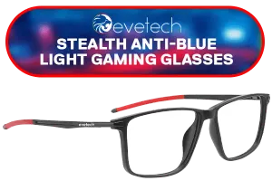 Evetech Stealth Gaming Glasses - Red