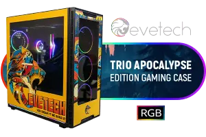 Evetech TRIO Apocalypse Edition RGB Gaming Case