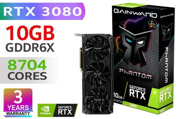 GAINWARD GeForce RTX 3080 Phantom 10GB - Best Deal - South