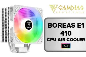 Gamdias BOREAS E1 410 CPU Air Cooler White