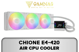 Gamdias Chione E4-420 Liquid Cooler - White