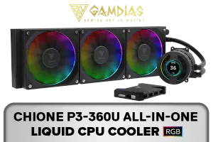 Gamdias Chione P3-360U CPU Liquid Cooler