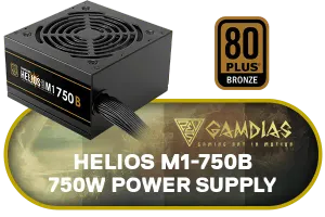 Gamdias HELIOS M1 750 Bronze 750W Power Supply