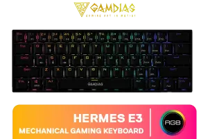 Gamdias Hermes E3 RGB Mechanical Gaming Keyboard - Black