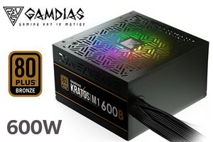 Gamdias KRATOS M1-600B 600W Power Supply - Best Deal - South Africa - image 1