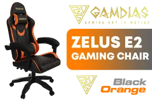 Gamdias Zelus E2 Gaming Chair Black Orange