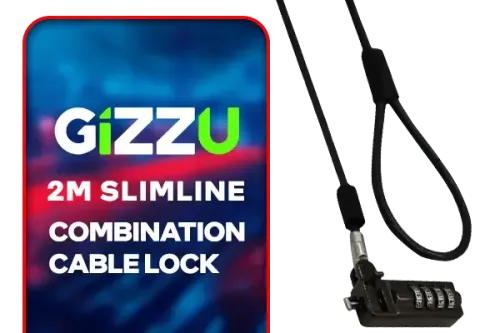 gizzu-gcscl2m-2m-slimline-combination-cable-lock - Image 1