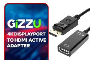 Gizzu 4K DisplayPort to HDMI Active Adapter