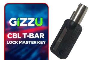 GIZZU CBL T-Bar Lock Master Key