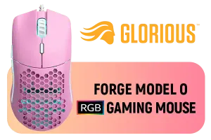 Glorious Forge Model O Gaming Mouse Pink