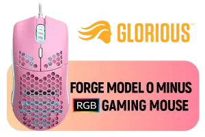 Glorious Forge Model O Minus Mouse Matte Pink