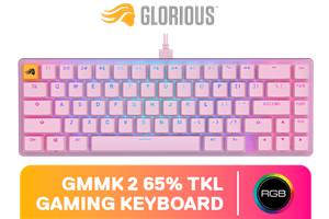 Glorious GMMK 2 TKL Gaming Keyboard Pink