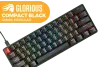 Glorious GMMK Modular Mechanical Keyboard - Compact Black Design - image 1