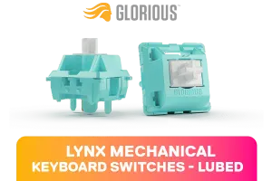 Glorious LYNX Mechanical Keyboard Switches - Lubed