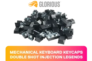 Glorious Mechanical Keyboard Keycaps Black