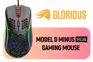 Glorious Model D Minus Ergonomic Mouse - Matte Black