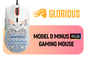 Glorious Model D Minus Ergonomic Mouse Matte White