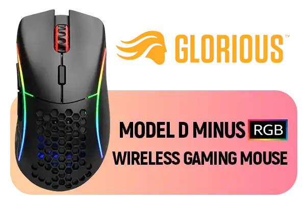 Hotsell Glorious Model D Minus Wireless - Matte White - Gaming Mouse - Brand New