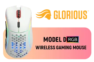 Glorious Model D Wireless Gaming Mouse Matte White