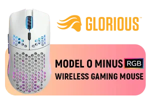 Glorious Model O Minus Wireless Mouse - Matte White