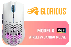 Glorious Model O Minus Wireless Mouse - Matte White