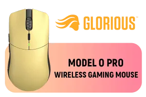 Glorious Model O Pro Wireless Gaming Mouse Golden Panda