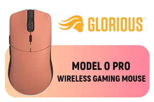 Glorious Model O Pro Wireless Gaming Mouse Red Fox