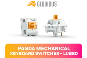 Glorious Panda Mechanical Keyboard Switches - Lubed