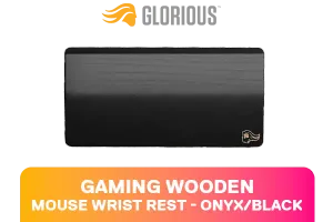 Glorious Wooden Mouse Wrist Rest Onyx Black