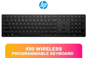 HP 450 Wireless Programmable Keyboard - Black