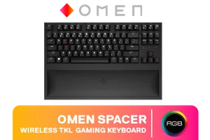 HP OMEN Spacer Wireless TKL Keyboard - Brown Switches