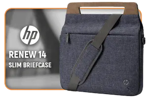 HP Renew 14 Navy Slim Briefcase