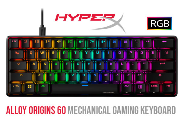 HyperX hotsell Alloy Origins 60 - Mechanical Gaming Keyboard