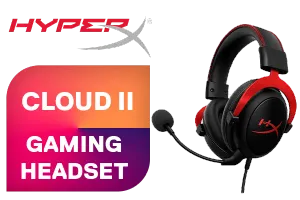 HyperX Cloud II Gaming Headset Red